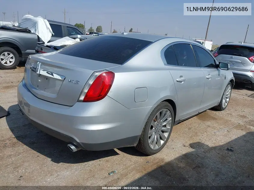 2009 Lincoln Mks VIN: 1LNHM93R69G629686 Lot: 45406220