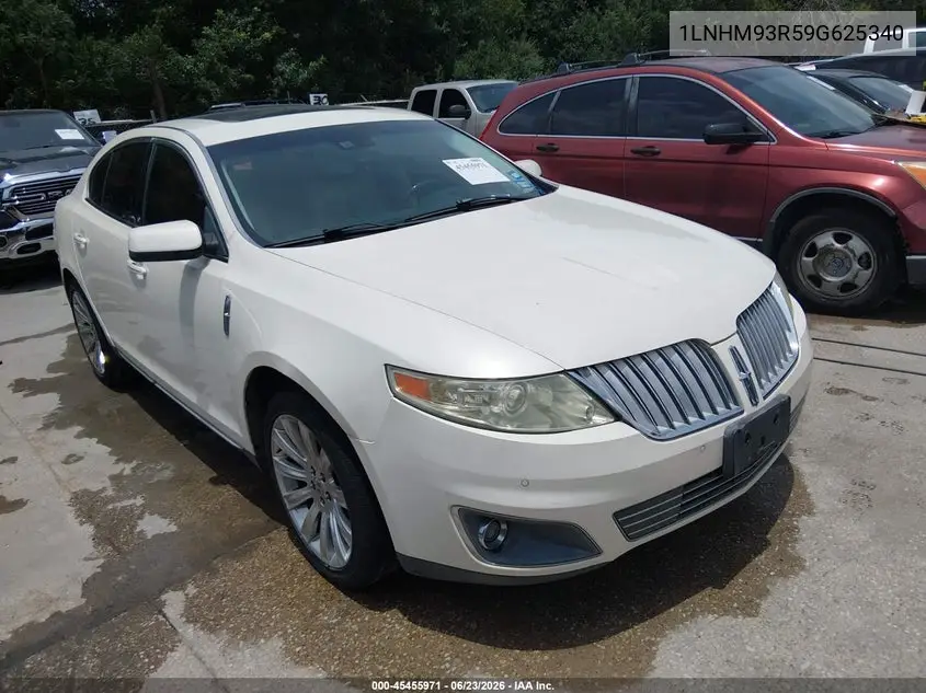 2009 Lincoln Mks VIN: 1LNHM93R59G625340 Lot: 45455971