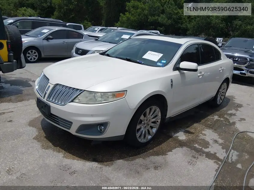 2009 Lincoln Mks VIN: 1LNHM93R59G625340 Lot: 45455971