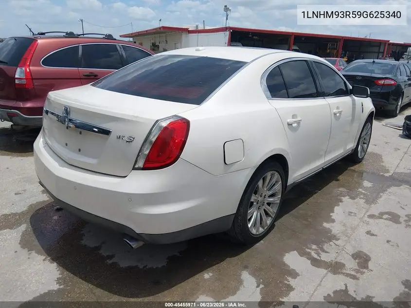 2009 Lincoln Mks VIN: 1LNHM93R59G625340 Lot: 45455971