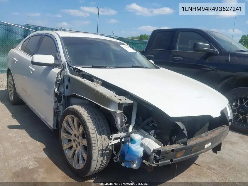 2009 Lincoln Mks VIN: 1LNHM94R49G627241 Lot: 45500748