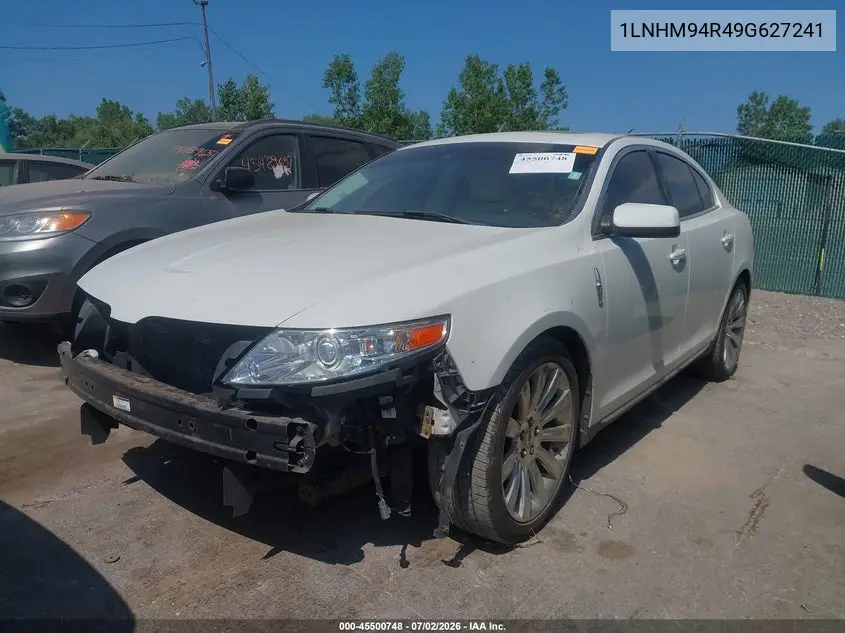 2009 Lincoln Mks VIN: 1LNHM94R49G627241 Lot: 45500748