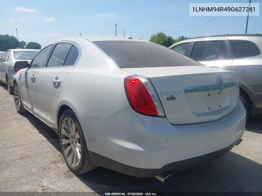 2009 Lincoln Mks VIN: 1LNHM94R49G627241 Lot: 45500748