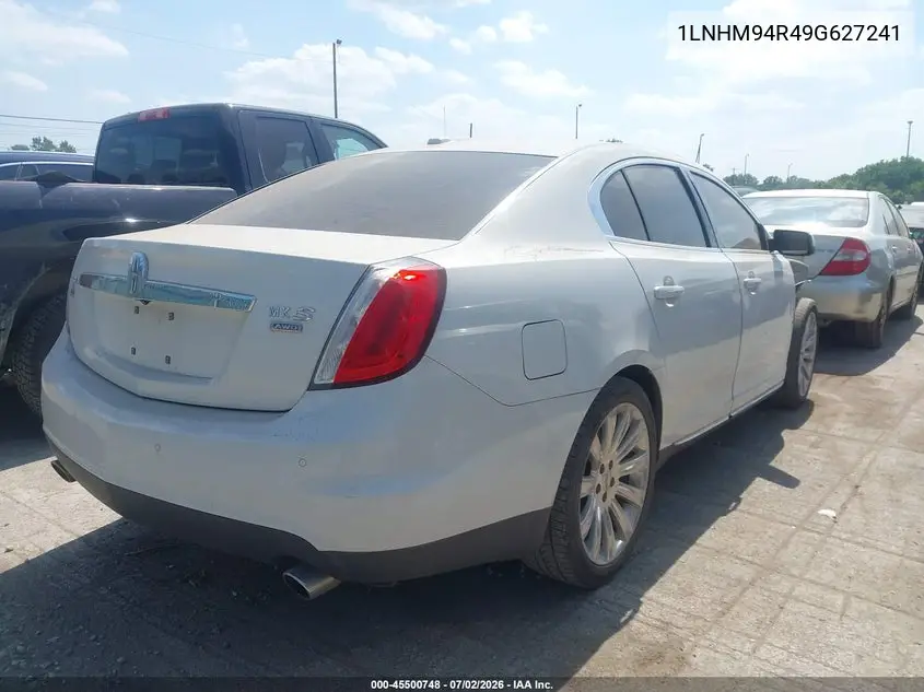 2009 Lincoln Mks VIN: 1LNHM94R49G627241 Lot: 45500748