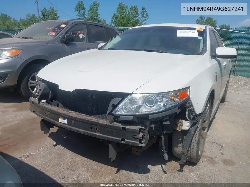 2009 Lincoln Mks VIN: 1LNHM94R49G627241 Lot: 45500748