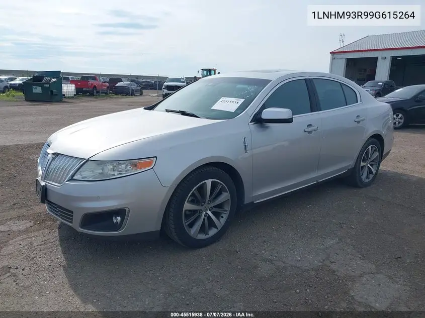 2009 Lincoln Mks VIN: 1LNHM93R99G615264 Lot: 45515938