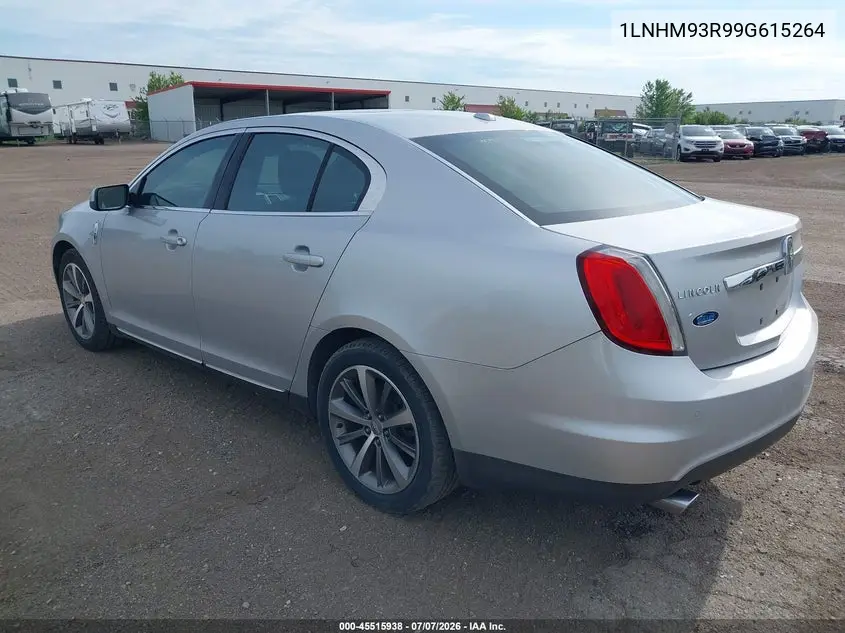 2009 Lincoln Mks VIN: 1LNHM93R99G615264 Lot: 45515938