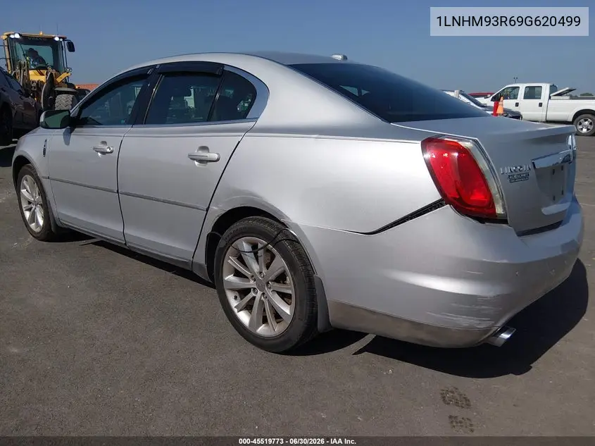 2009 Lincoln Mks VIN: 1LNHM93R69G620499 Lot: 45519773