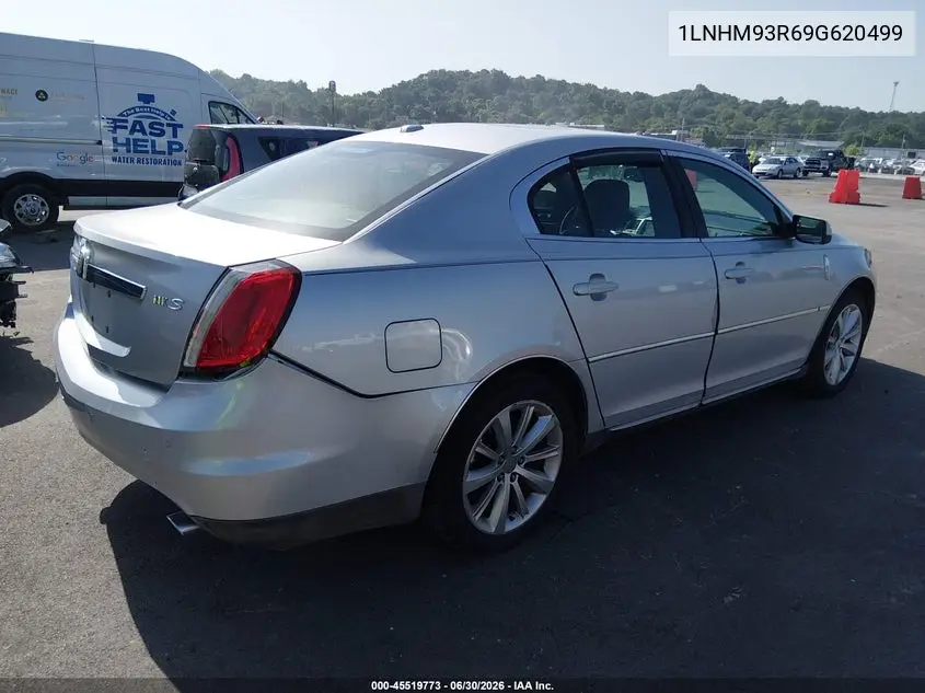 2009 Lincoln Mks VIN: 1LNHM93R69G620499 Lot: 45519773