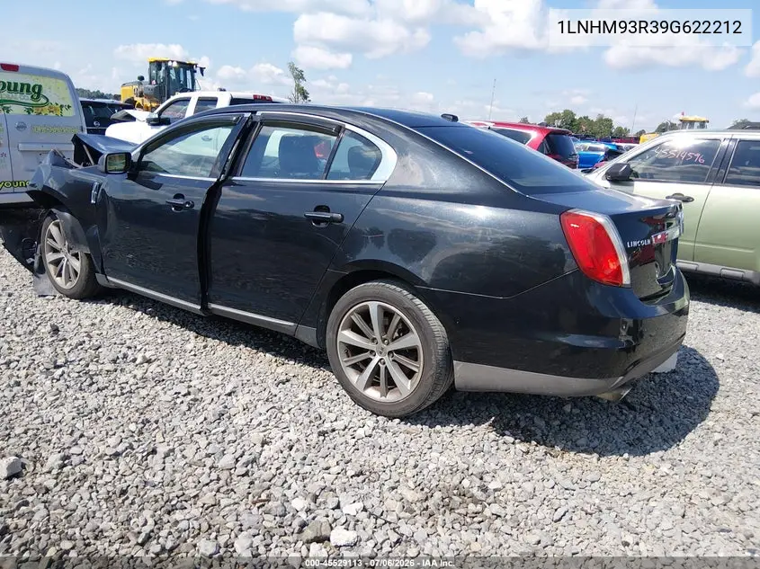 2009 Lincoln Mks VIN: 1LNHM93R39G622212 Lot: 45529113