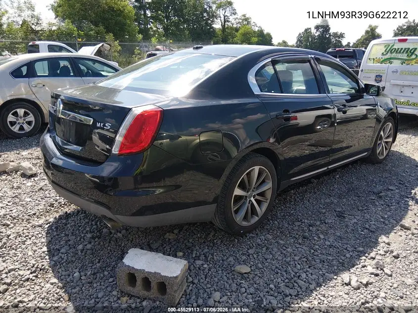 2009 Lincoln Mks VIN: 1LNHM93R39G622212 Lot: 45529113