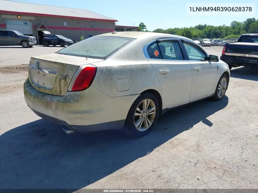 2009 Lincoln Mks VIN: 1LNHM94R39G628378 Lot: 45560454
