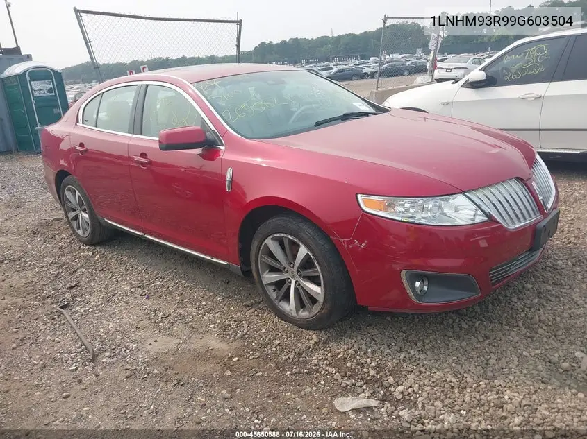 2009 Lincoln Mks VIN: 1LNHM93R99G603504 Lot: 45650588