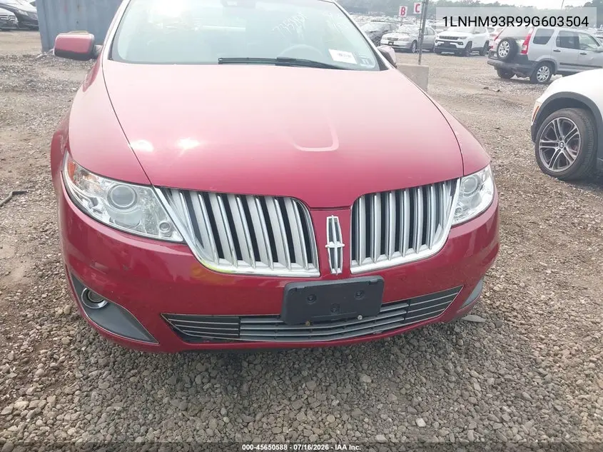 2009 Lincoln Mks VIN: 1LNHM93R99G603504 Lot: 45650588