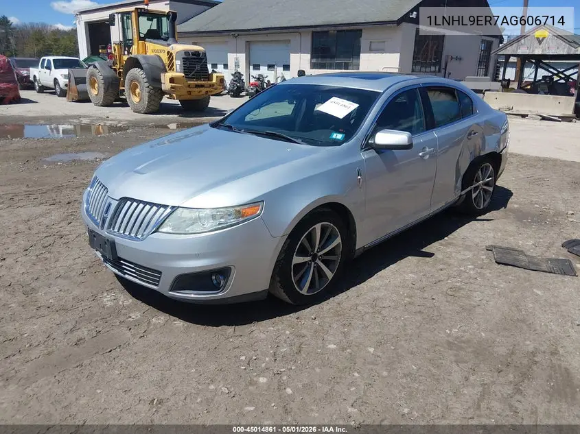 2010 Lincoln Mks VIN: 1LNHL9ER7AG606714 Lot: 45014861