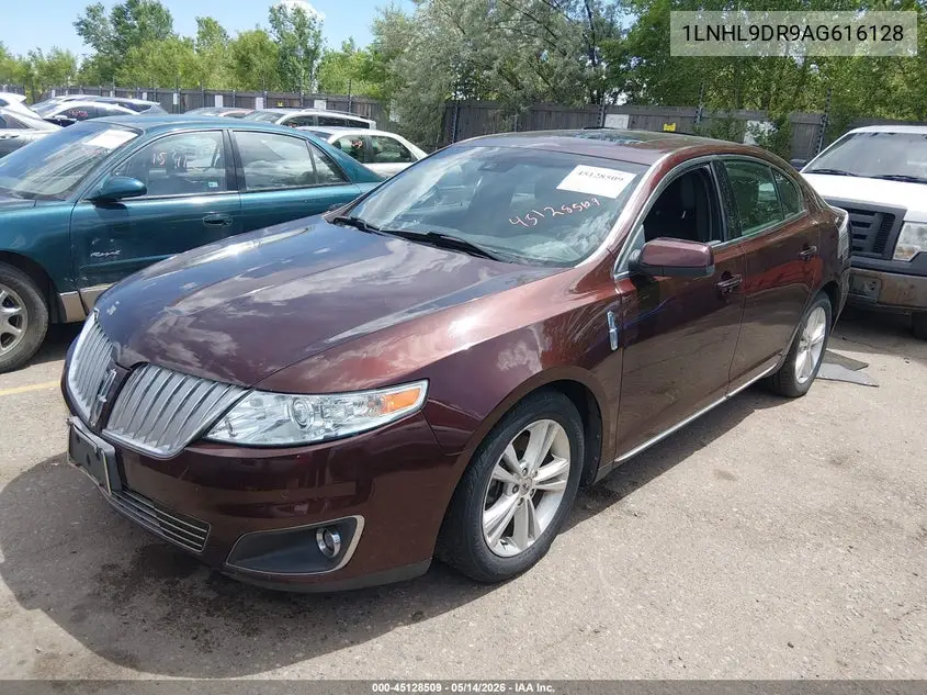 2010 Lincoln Mks VIN: 1LNHL9DR9AG616128 Lot: 45128509