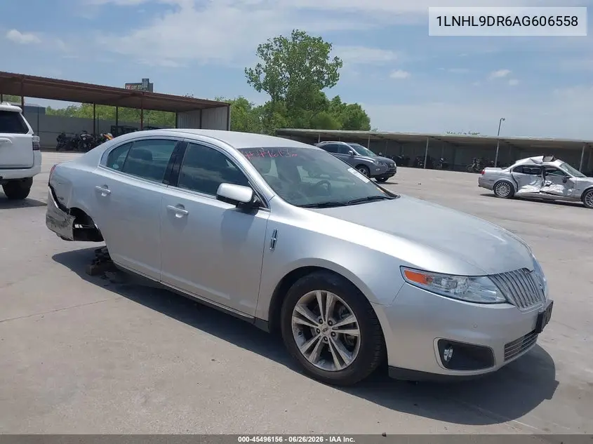 2010 Lincoln Mks VIN: 1LNHL9DR6AG606558 Lot: 45496156