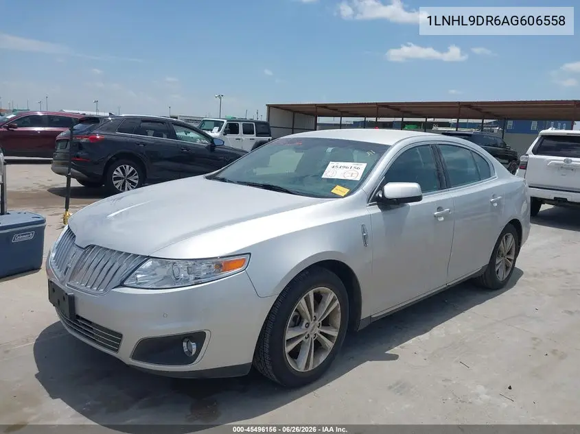 2010 Lincoln Mks VIN: 1LNHL9DR6AG606558 Lot: 45496156