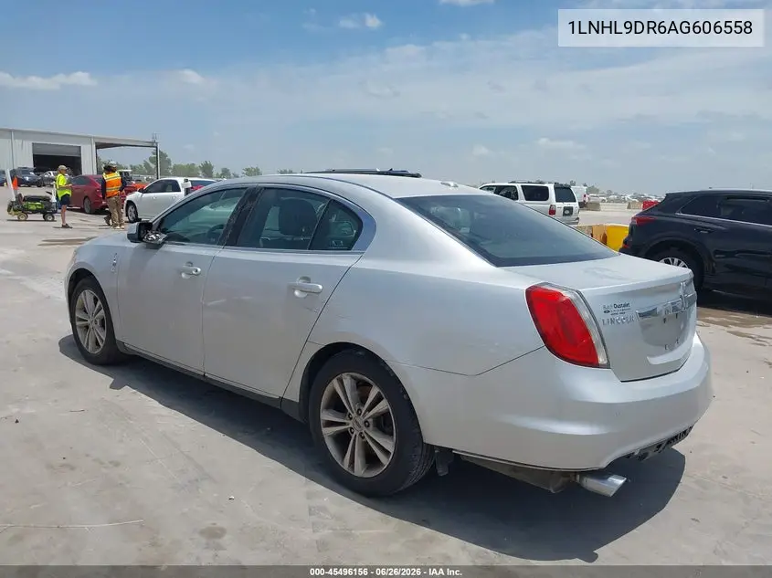 2010 Lincoln Mks VIN: 1LNHL9DR6AG606558 Lot: 45496156
