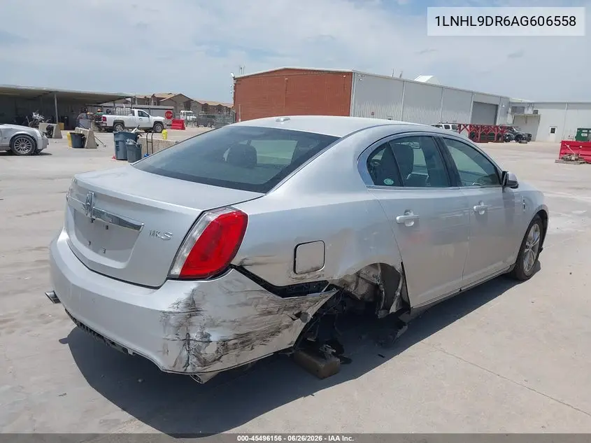 2010 Lincoln Mks VIN: 1LNHL9DR6AG606558 Lot: 45496156
