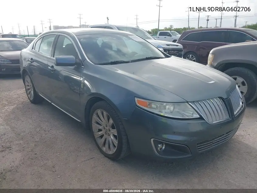 2010 Lincoln Mks VIN: 1LNHL9DR8AG602706 Lot: 45506035