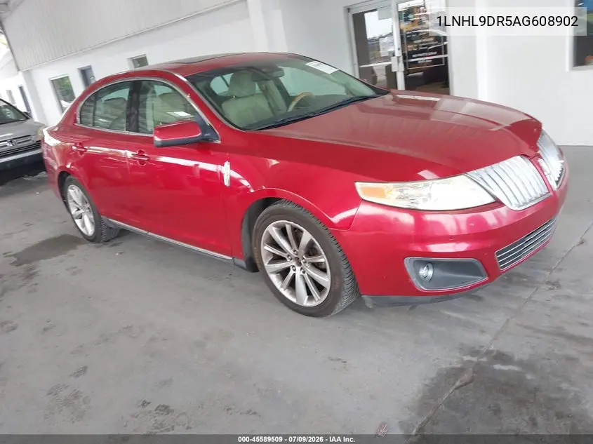 2010 Lincoln Mks VIN: 1LNHL9DR5AG608902 Lot: 45589509