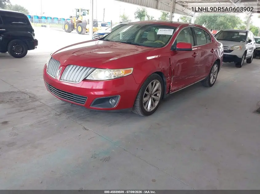 2010 Lincoln Mks VIN: 1LNHL9DR5AG608902 Lot: 45589509