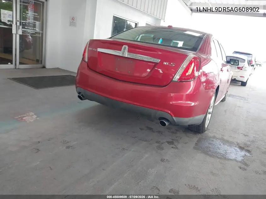 2010 Lincoln Mks VIN: 1LNHL9DR5AG608902 Lot: 45589509