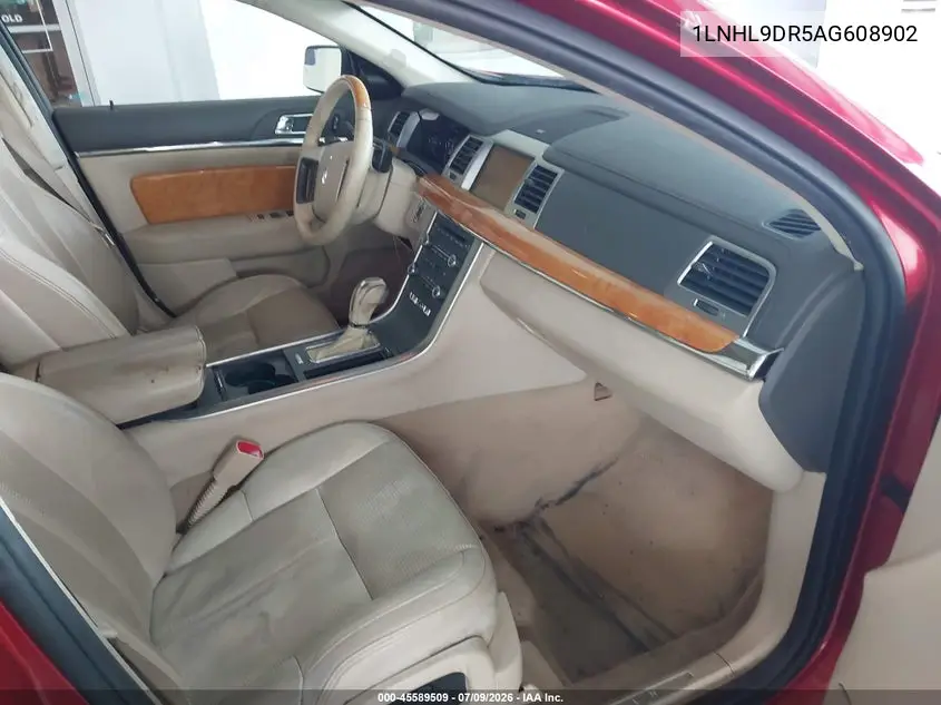 2010 Lincoln Mks VIN: 1LNHL9DR5AG608902 Lot: 45589509