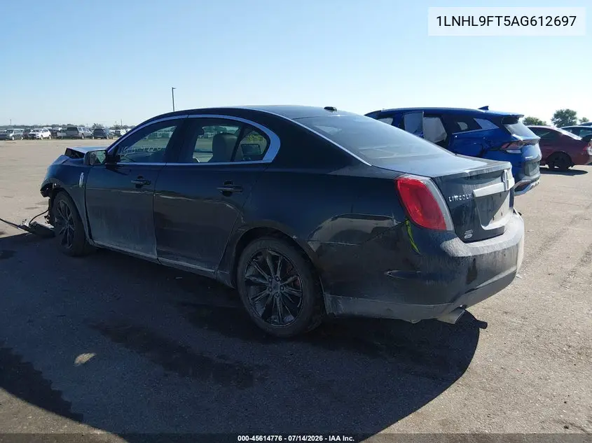 2010 Lincoln Mks Ecoboost VIN: 1LNHL9FT5AG612697 Lot: 45614776