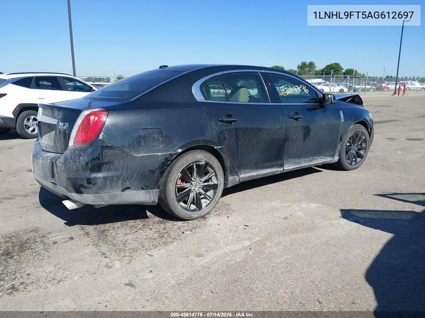 2010 Lincoln Mks Ecoboost VIN: 1LNHL9FT5AG612697 Lot: 45614776