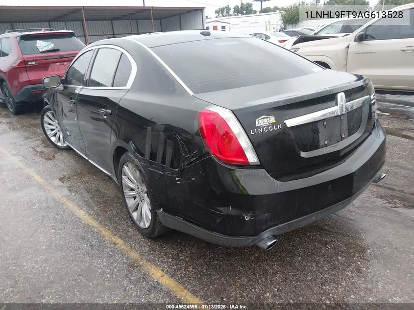 2010 Lincoln Mks Ecoboost VIN: 1LNHL9FT9AG613528 Lot: 45624595