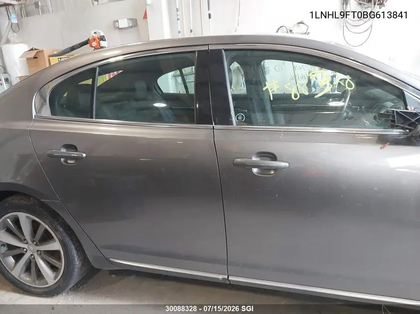 2011 Lincoln Mks VIN: 1LNHL9FT0BG613841 Lot: 30088328
