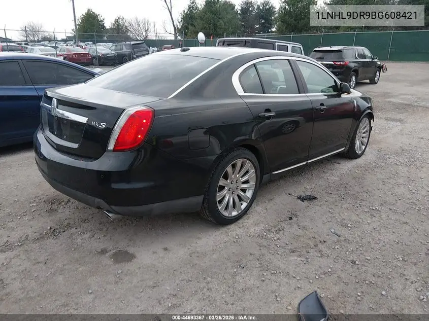 2011 Lincoln Mks VIN: 1LNHL9DR9BG608421 Lot: 44693367