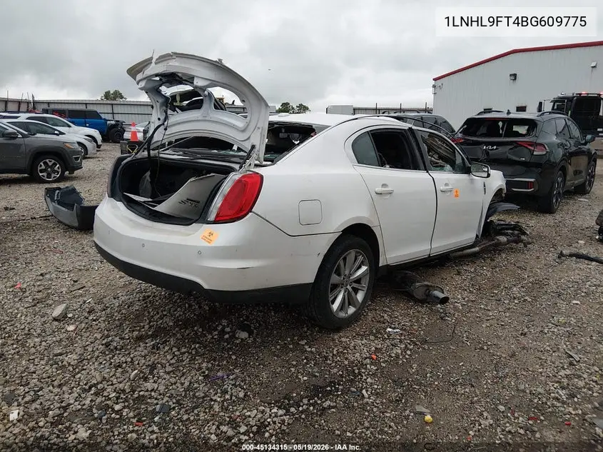 2011 Lincoln Mks Ecoboost VIN: 1LNHL9FT4BG609775 Lot: 45134315