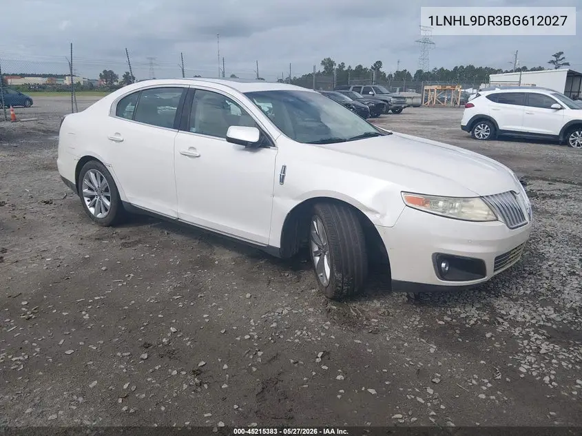 2011 Lincoln Mks VIN: 1LNHL9DR3BG612027 Lot: 45215383