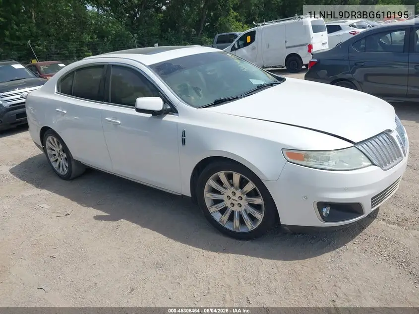 2011 Lincoln Mks VIN: 1LNHL9DR3BG610195 Lot: 45306464