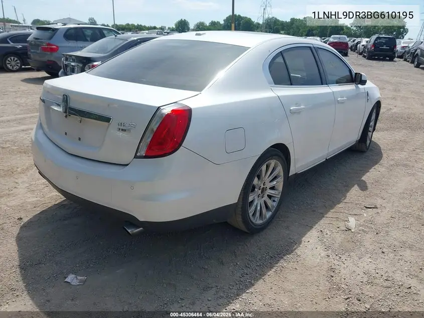 2011 Lincoln Mks VIN: 1LNHL9DR3BG610195 Lot: 45306464