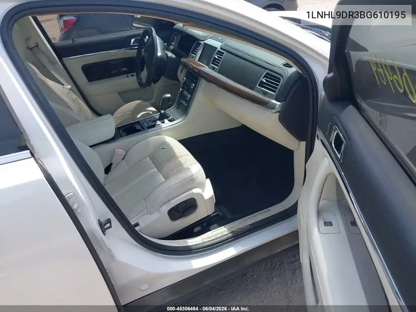 2011 Lincoln Mks VIN: 1LNHL9DR3BG610195 Lot: 45306464