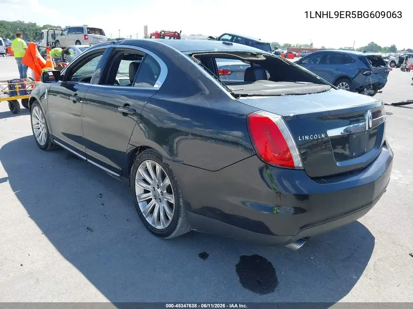2011 Lincoln Mks VIN: 1LNHL9ER5BG609063 Lot: 45347638