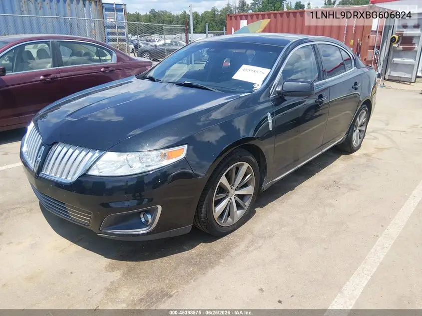 2011 Lincoln Mks VIN: 1LNHL9DRXBG606824 Lot: 45398575