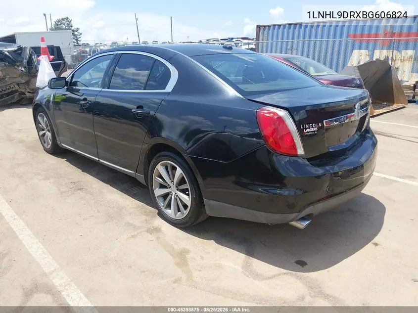 2011 Lincoln Mks VIN: 1LNHL9DRXBG606824 Lot: 45398575