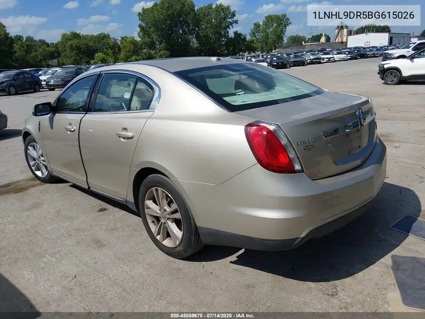 2011 Lincoln Mks VIN: 1LNHL9DR5BG615026 Lot: 45559670