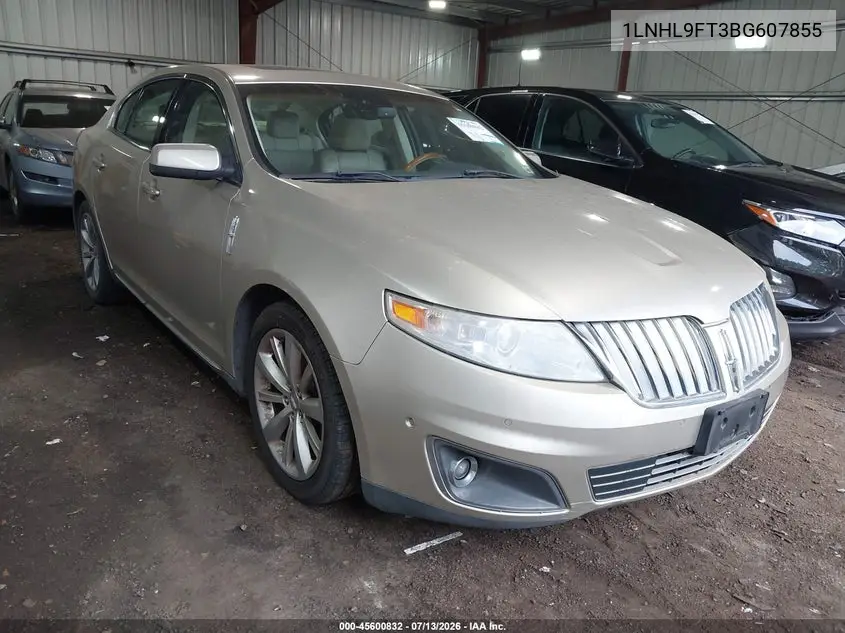 2011 Lincoln Mks Ecoboost VIN: 1LNHL9FT3BG607855 Lot: 45600832