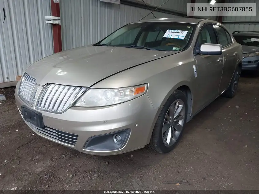 2011 Lincoln Mks Ecoboost VIN: 1LNHL9FT3BG607855 Lot: 45600832