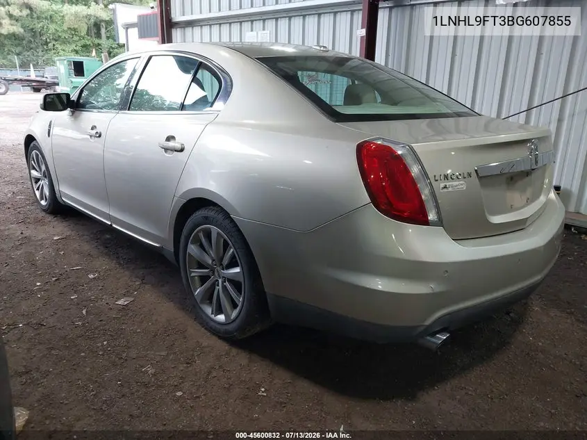 2011 Lincoln Mks Ecoboost VIN: 1LNHL9FT3BG607855 Lot: 45600832
