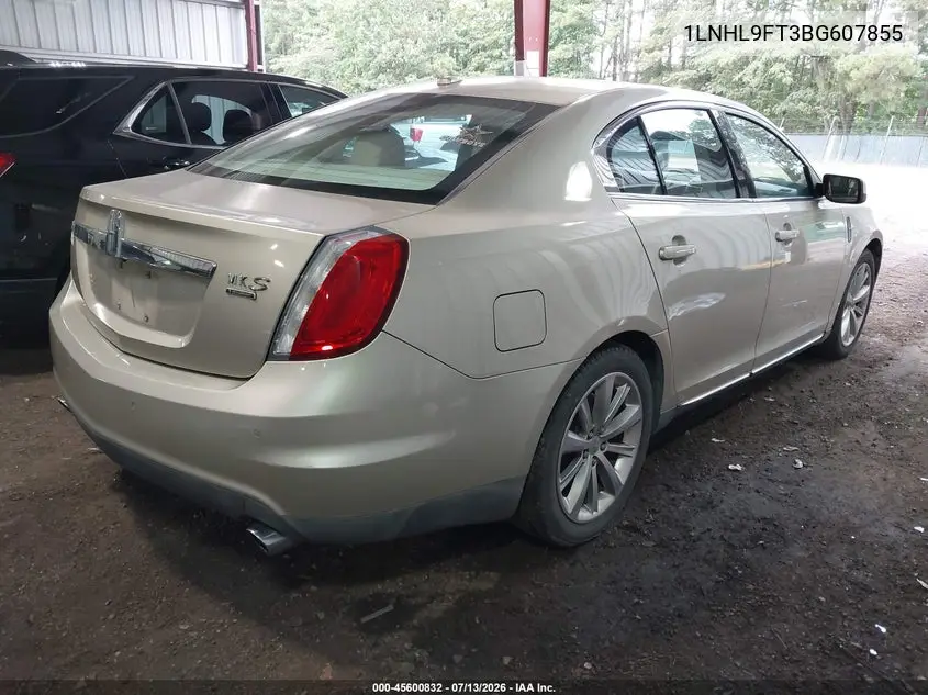 2011 Lincoln Mks Ecoboost VIN: 1LNHL9FT3BG607855 Lot: 45600832
