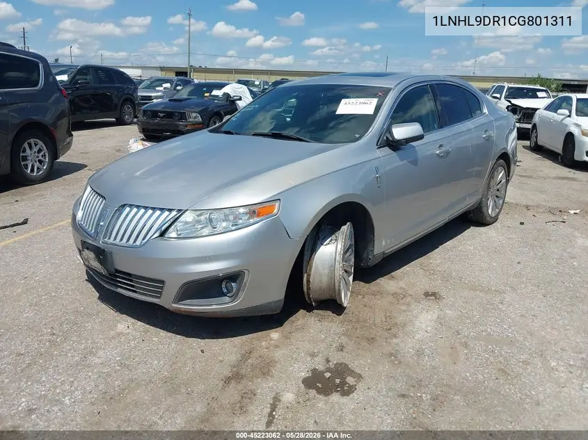 2012 Lincoln Mks VIN: 1LNHL9DR1CG801311 Lot: 45223062