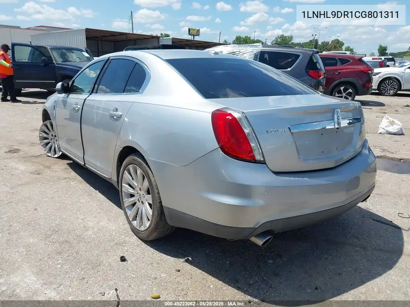 2012 Lincoln Mks VIN: 1LNHL9DR1CG801311 Lot: 45223062