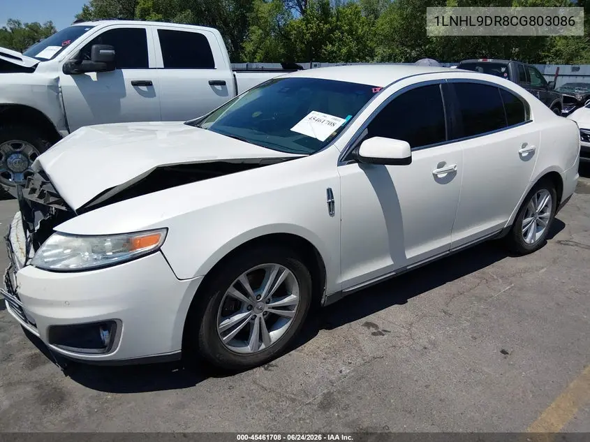 2012 Lincoln Mks VIN: 1LNHL9DR8CG803086 Lot: 45461708